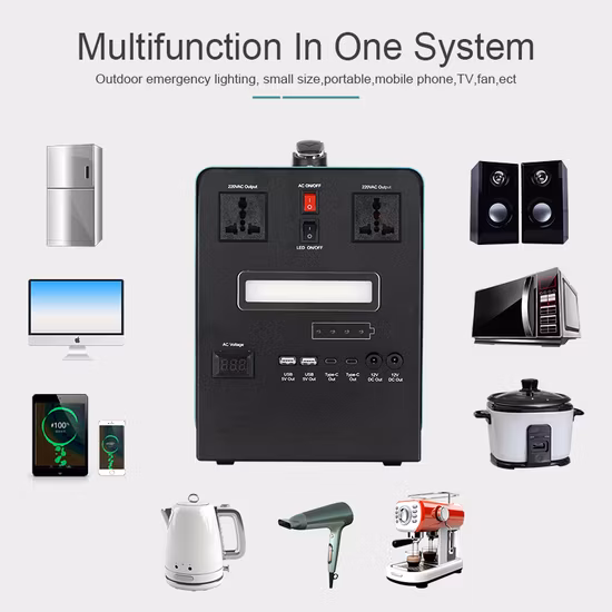 Hight Capacity Energy Storage Power Portable Battery Outdoor 5000W 10000W Power Station with UPS USB DC